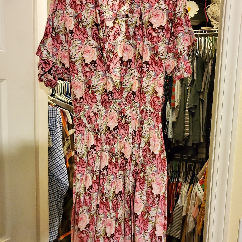 Vintage floral dress
